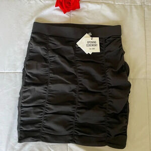 Opening Ceremony knit ruched mini skirt